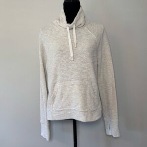 Offline by Aerie Mock Neck Sweatshirt Women’s Medium Beige/Off White Knit